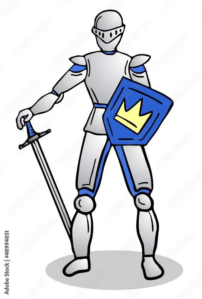 Obraz premium Medieval soldier