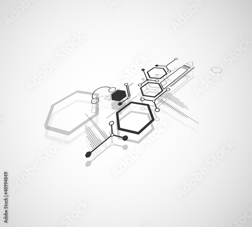 abstract arrow computer technology
