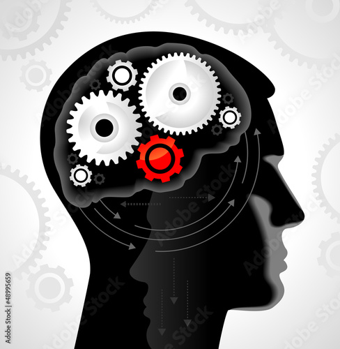 Head with gears