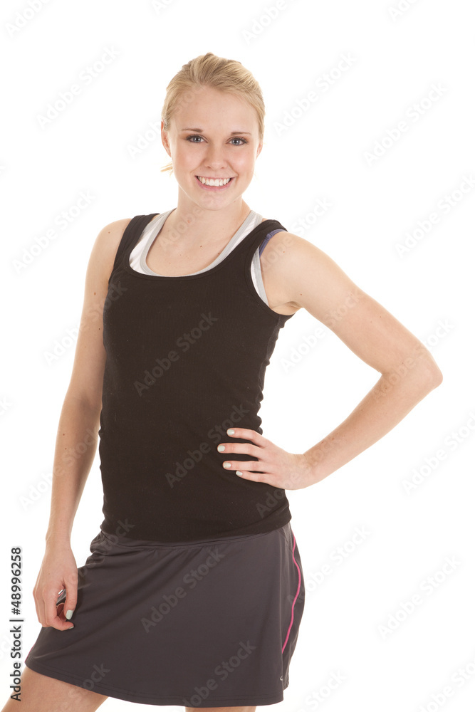 smile hand on hip fitness smile hand on hip fitness
