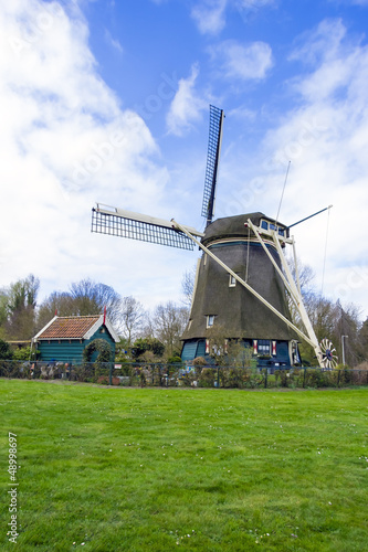 traditional dutch windmill, the Netherlands