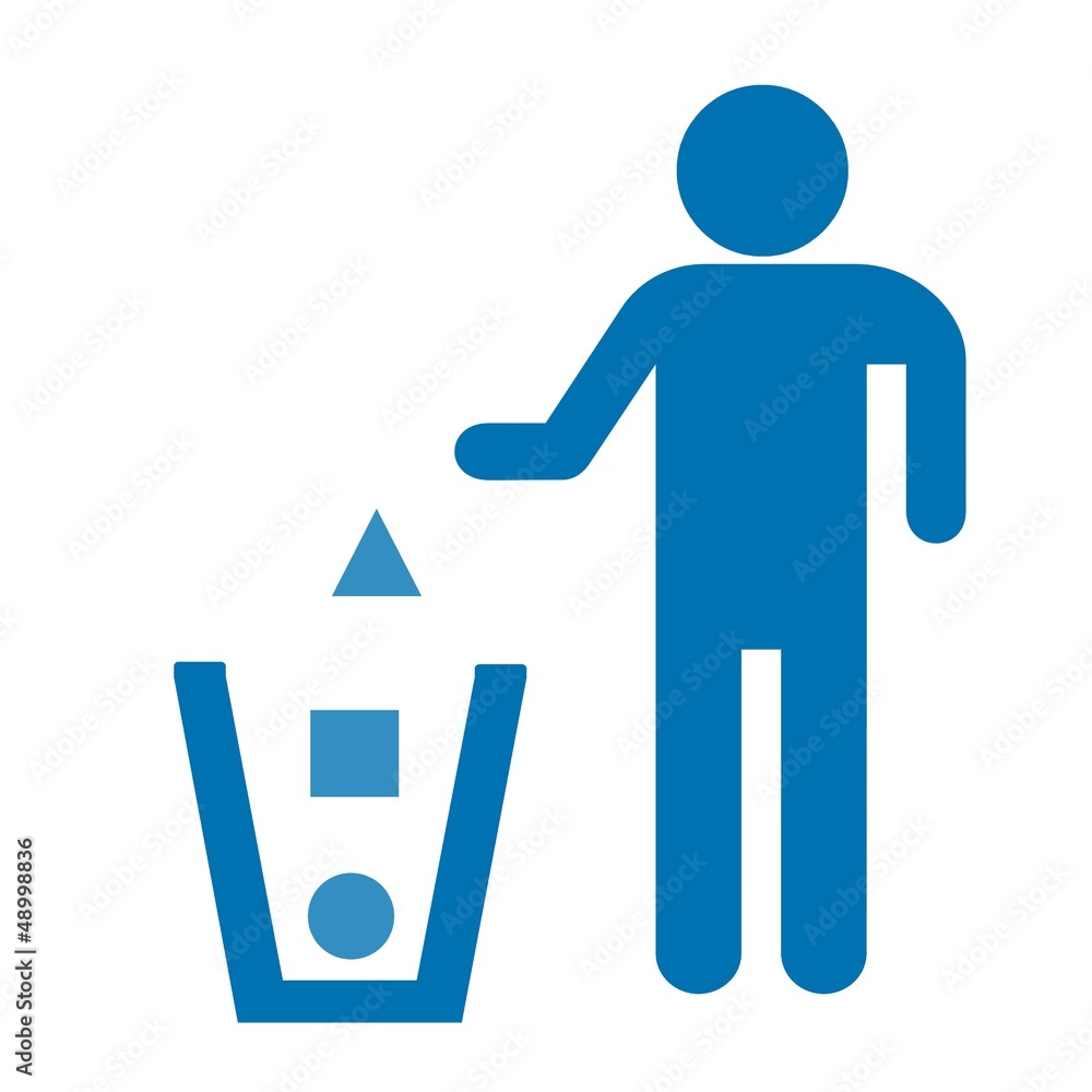 Jeter ses déchets dans la poubelle Jeter ses déchets dans la poubelle