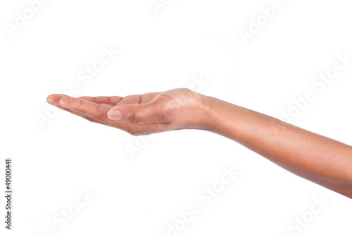 African American woman hand