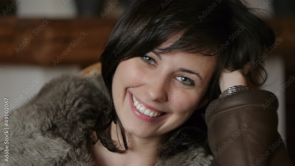 portrait of a young and beautiful brunette portrait of a young and beautiful brunette