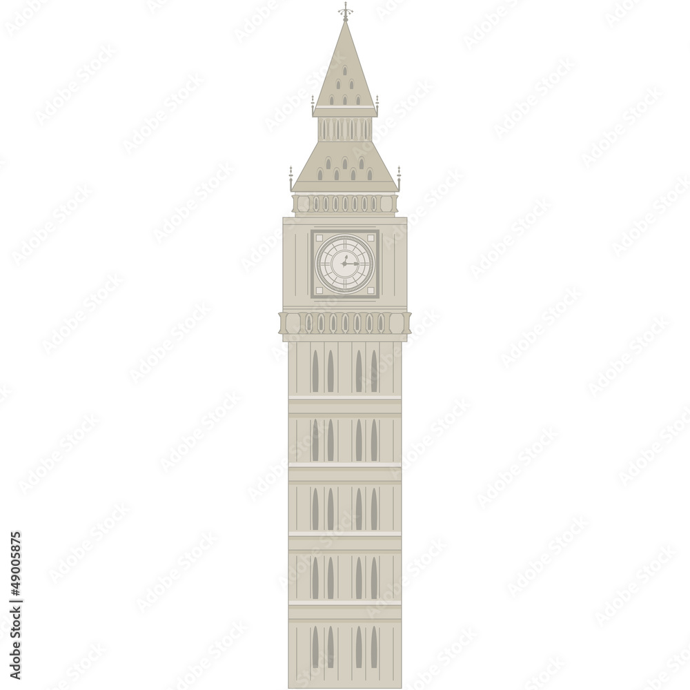 Big Ben vector illustration