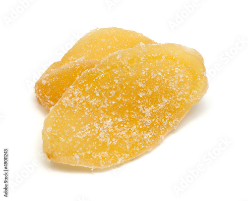 dried ginger in sugar