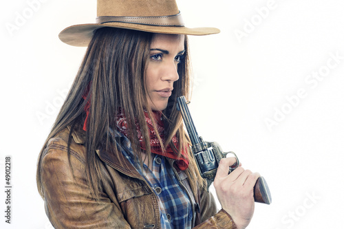 attractive cowgirl © Frédéric Prochasson