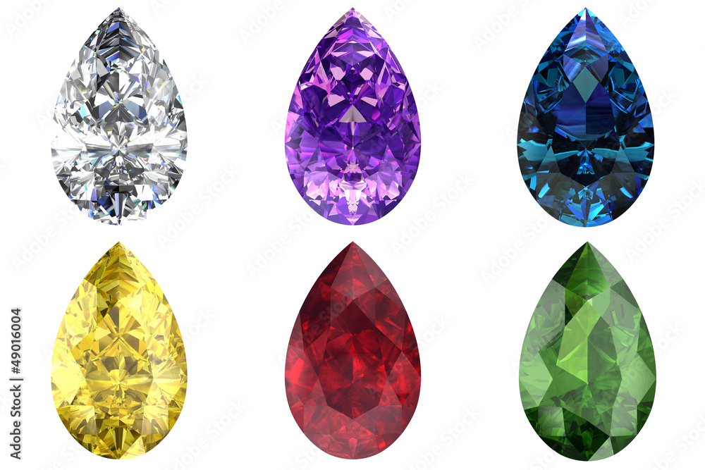 Set of gems Set of gems