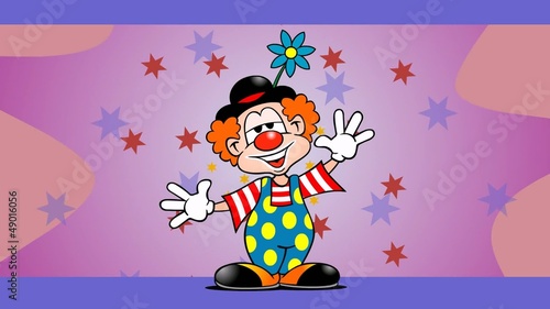 Waving Clown