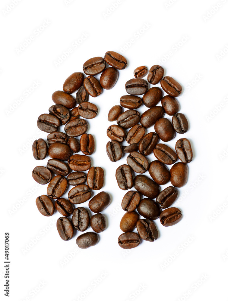 Naklejka premium Coffee bean