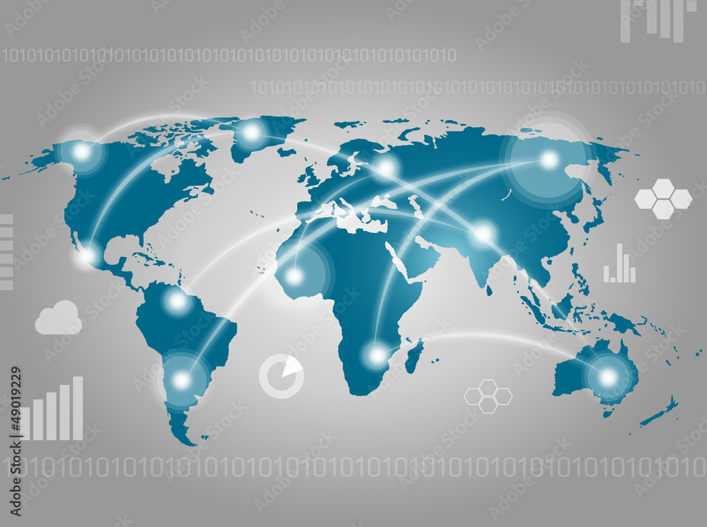 Naklejka premium New technology