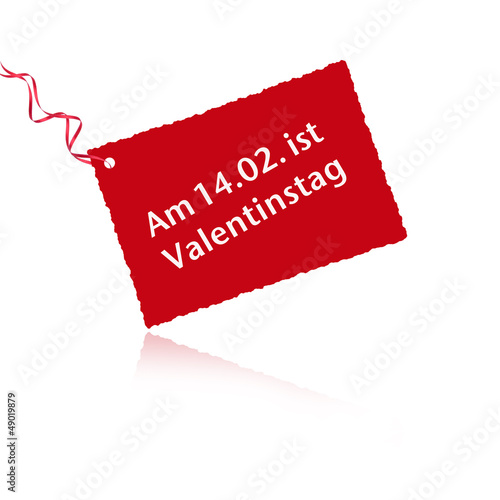 Schildchen Valentinstag