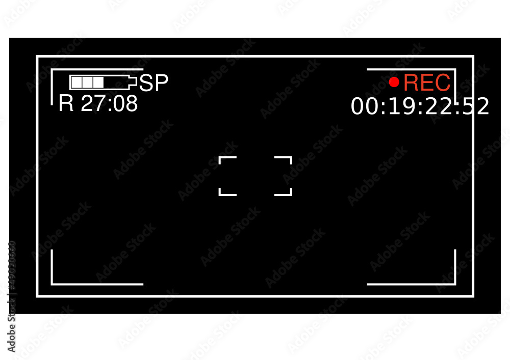 screen Video on a black background