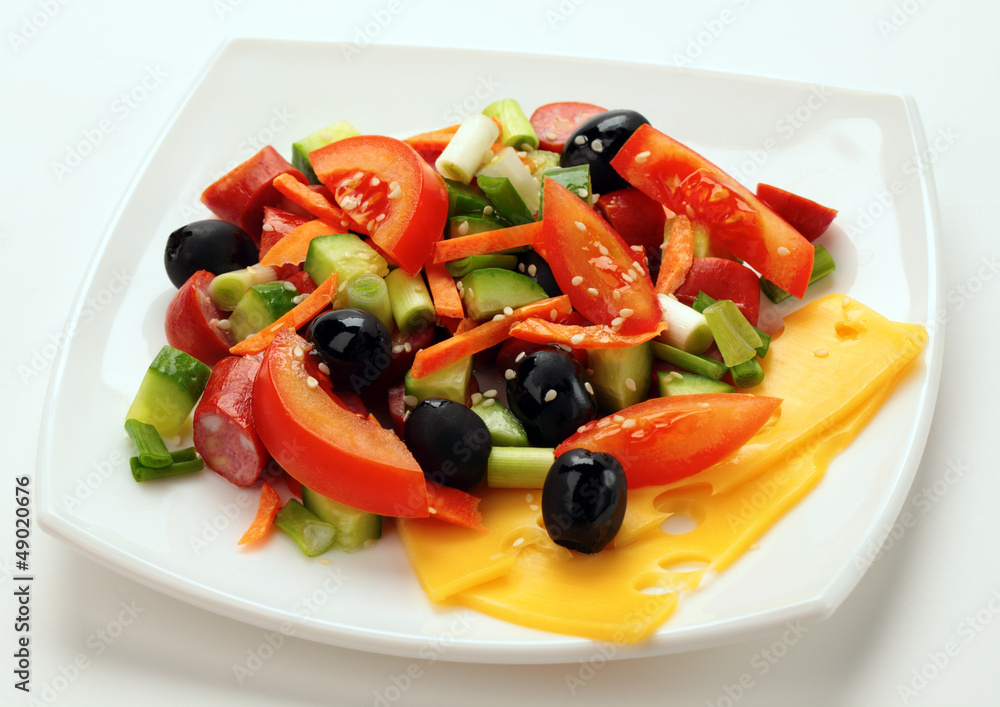 salad with olives salad with olives