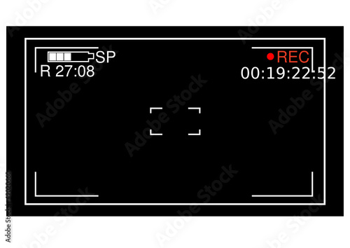 screen Video on a black background