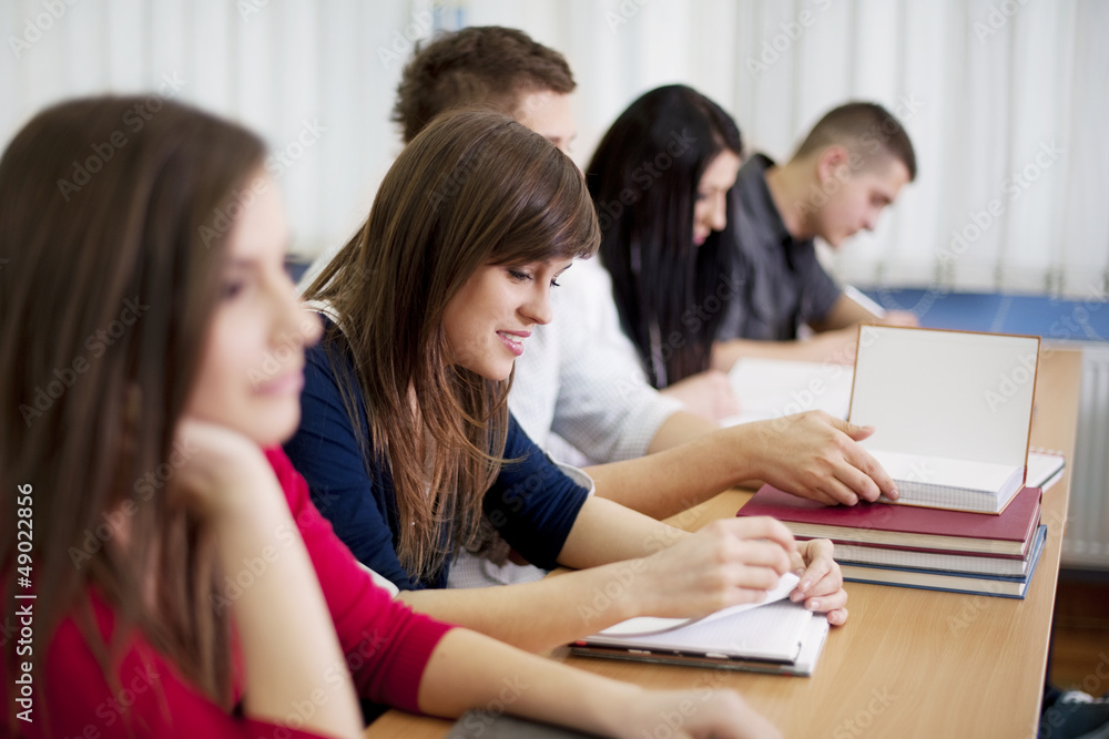 High school students in the classroom High school students in the classroom