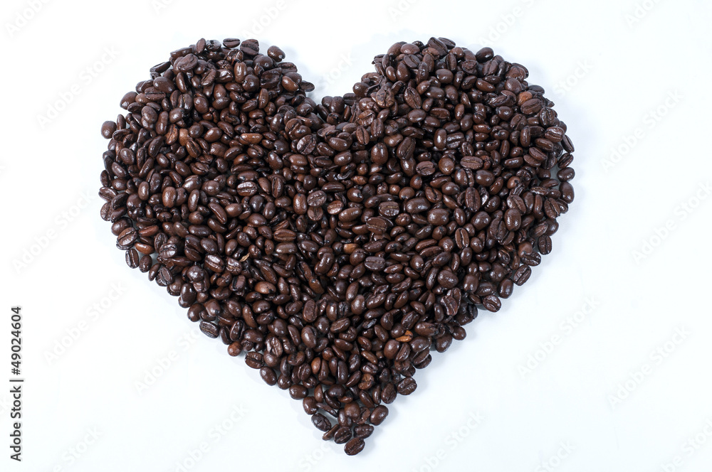 coffee beans heart shape coffee beans heart shape