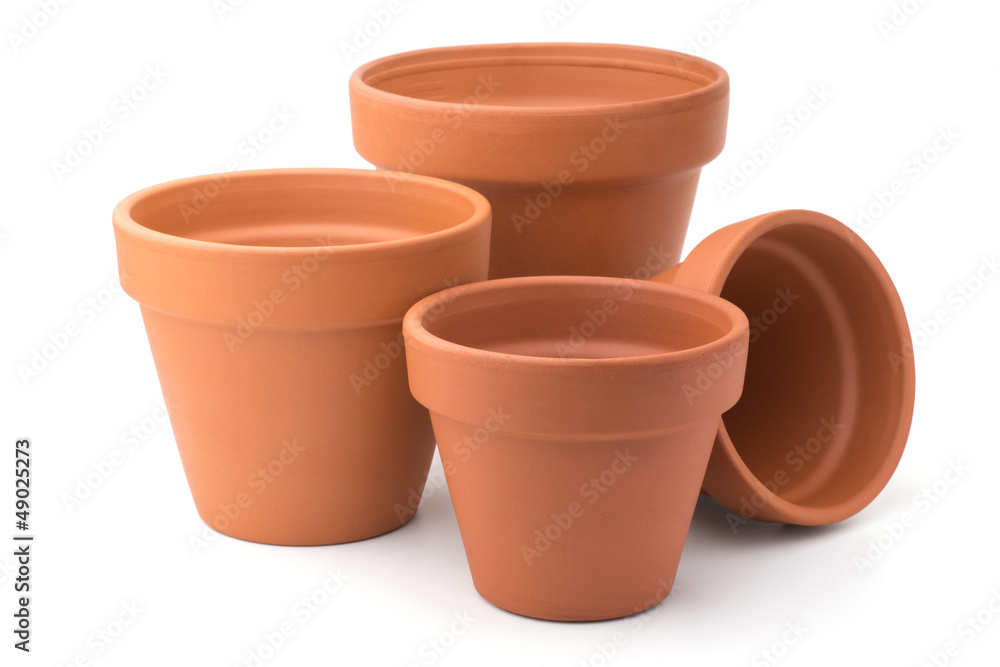 Empty ceramic flower pots Empty ceramic flower pots