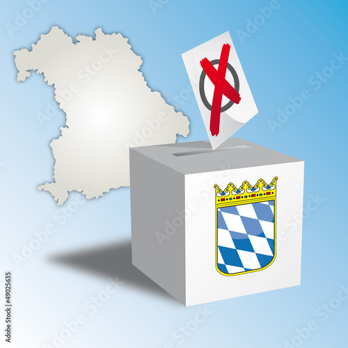 Landtagswahl Bayern Wahlurne