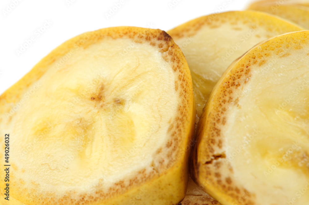 Sliced Banana Close-Up Sliced Banana Close-Up