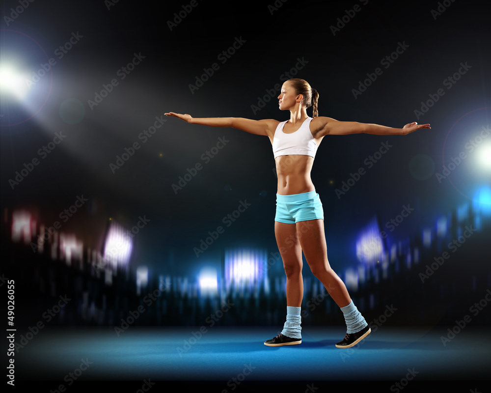 Obraz premium Fitness woman