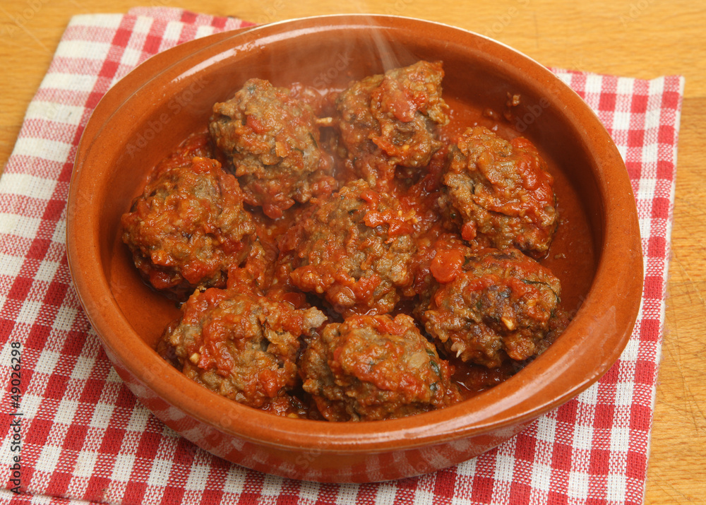 Spicy Meatballs in Tomato Sauce Spicy Meatballs in Tomato Sauce