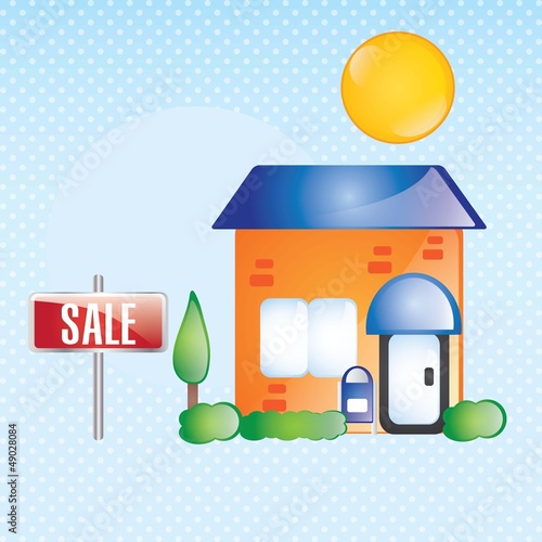 house sale vector