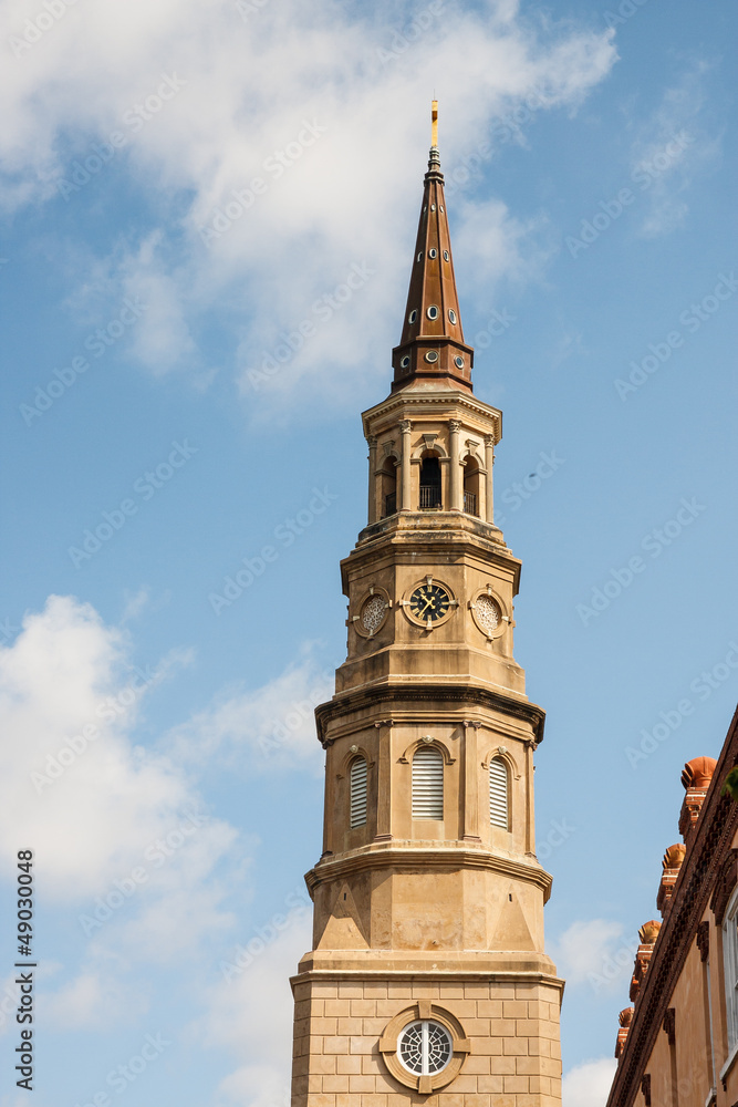 Church Steeple and Clouds Church Steeple and Clouds