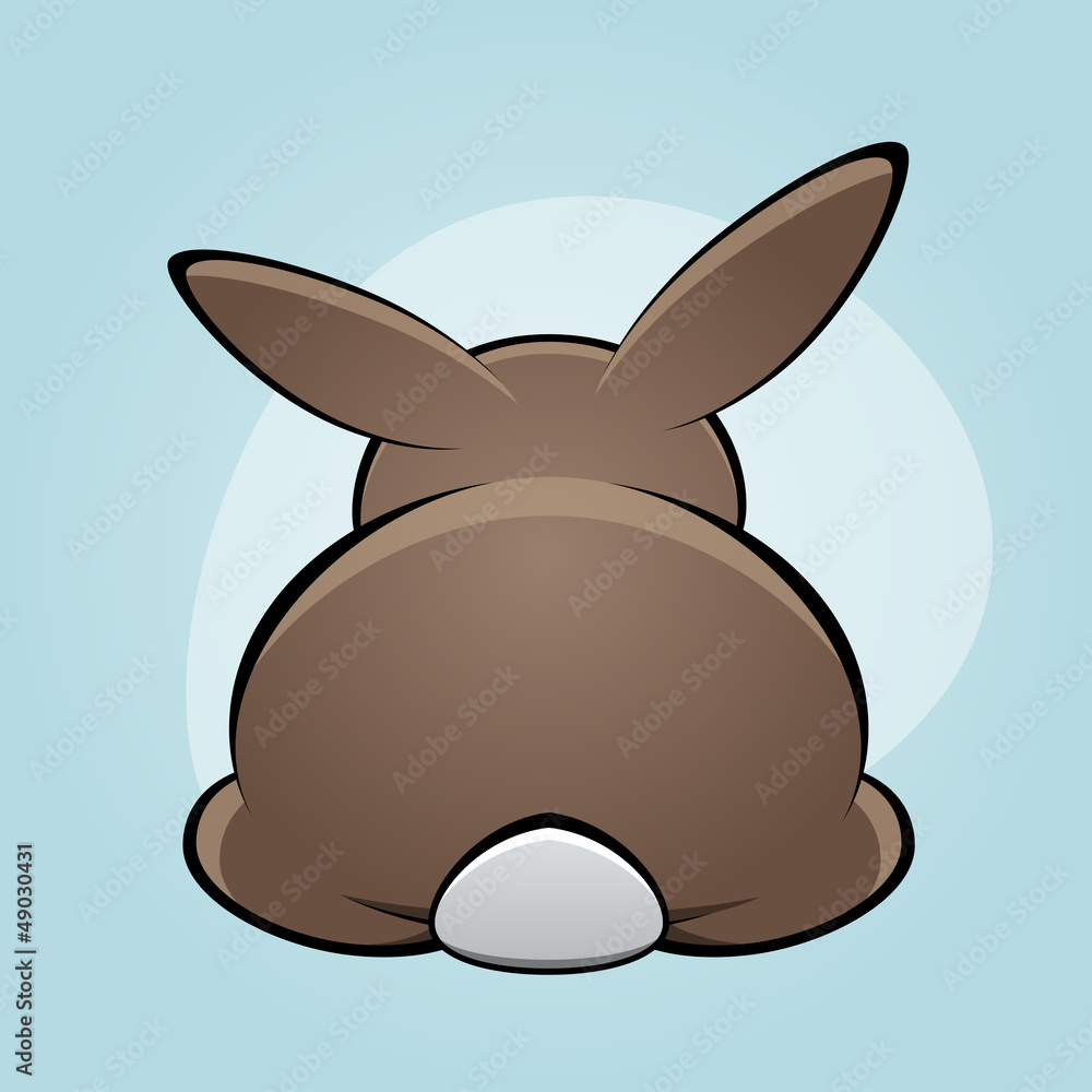 Obraz premium hase von hinten