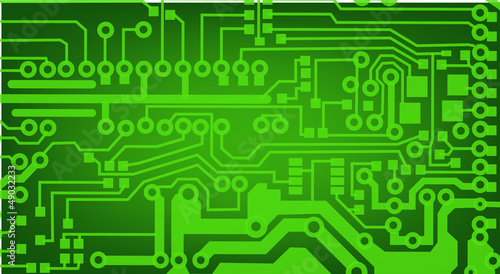 abstract technology circuit board vector background