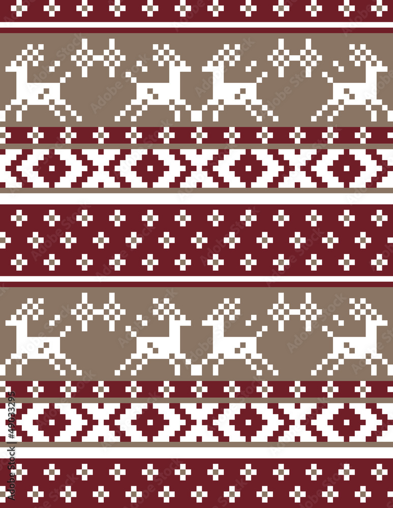 Norwegian seamless pattern