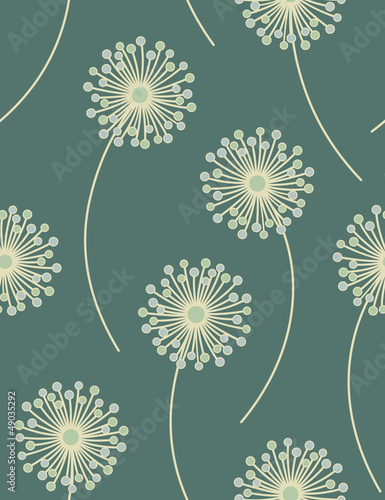 Seamless floral pattern -  vector illustration
