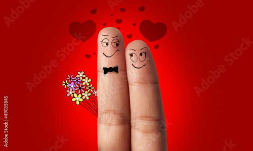 a couple of fingers in love...