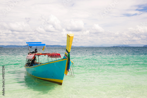 Boat on andaman beach © vichie81