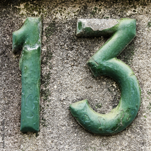 Numero trece antiguo.