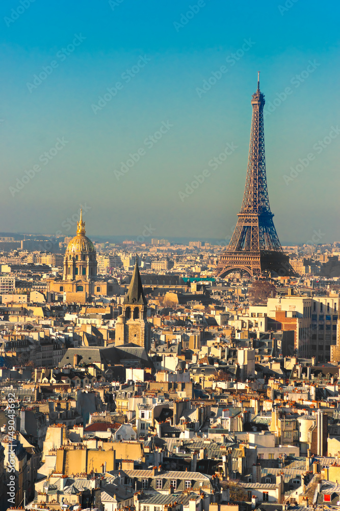 View of Tour eiffel, paris, France.