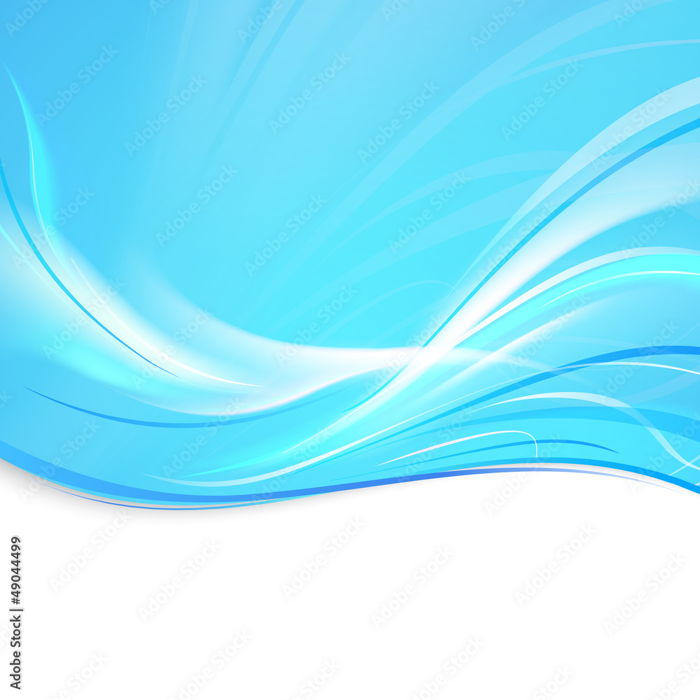 Fototapeta premium Abstract blue cover