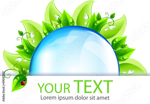 Concept nature, banner