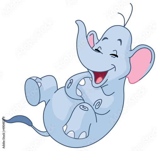 Laughing elephant