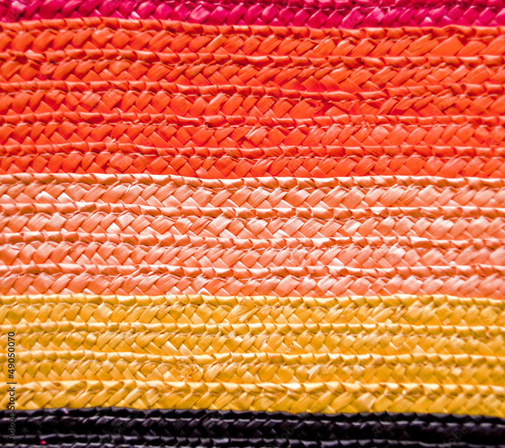 Textur - farbiges strohgeflecht Textur - farbiges strohgeflecht