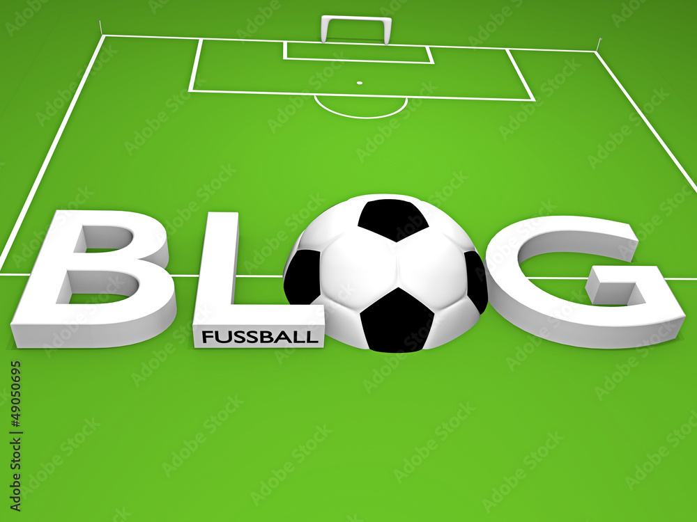 Obraz premium Fussball_BLOG - 3D