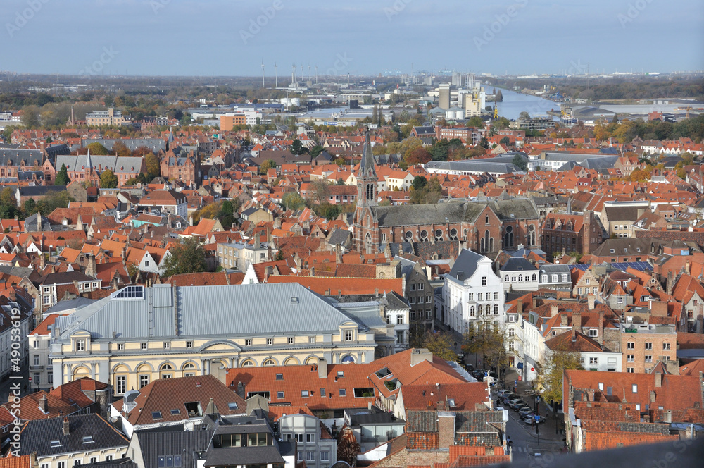 Brugge - birds eye view