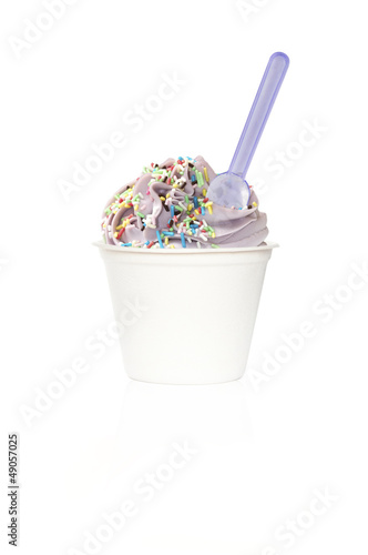 frozen yogurt streusel