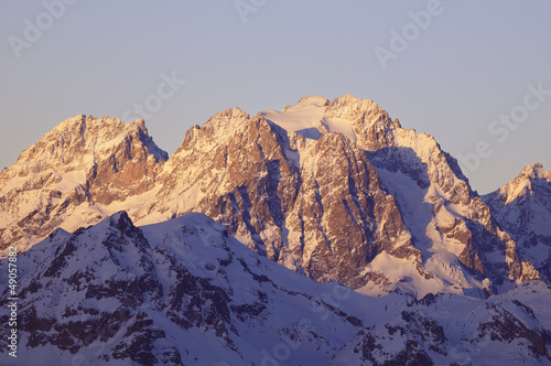 Mont Pelvoux (3,946 m), Massif des Écrins, France