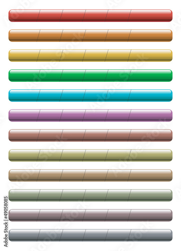 Multi-Colored Web Headers