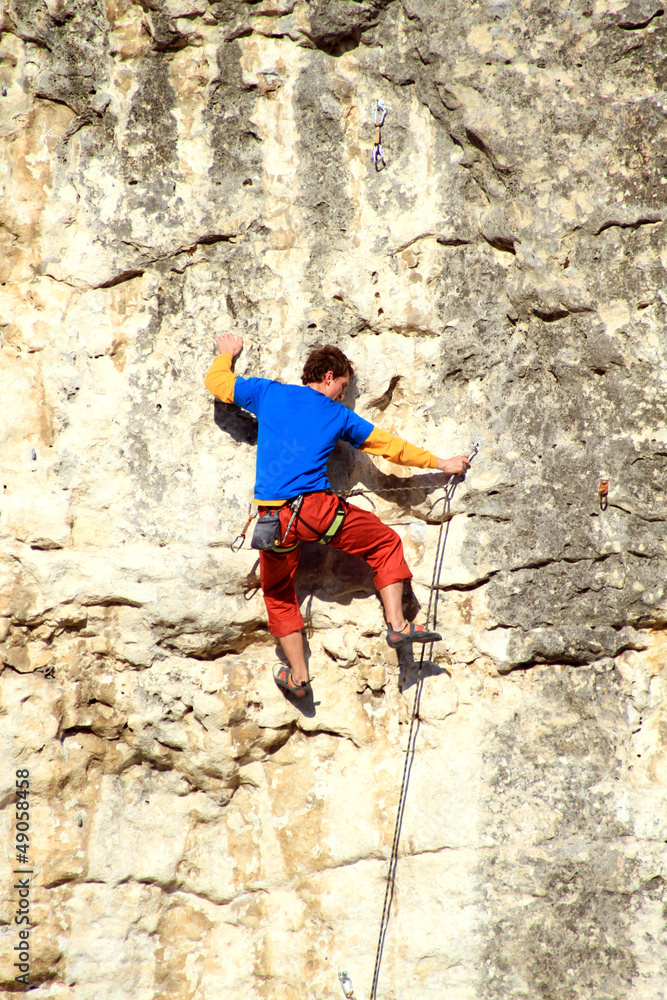 Rock climber. Rock climber.