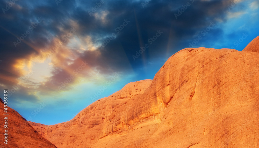 Fototapeta premium Rocks and Mountains of Australian Outback