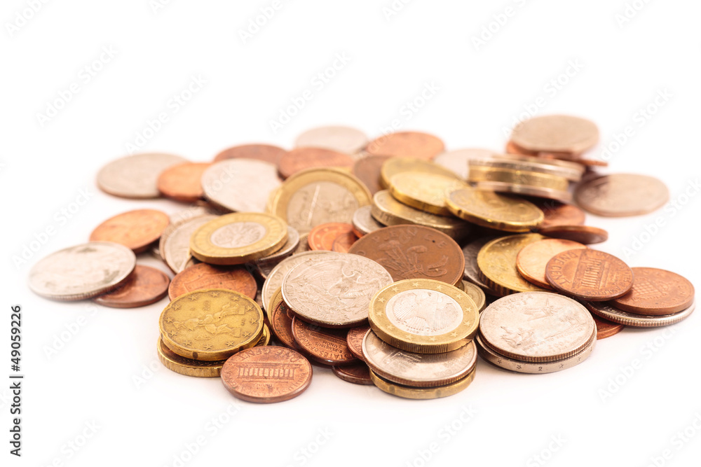 Old coins from different countries Old coins from different countries