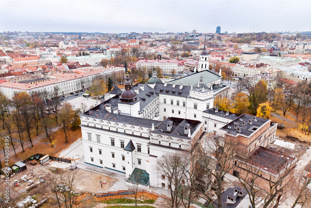 Vilnius aerial view