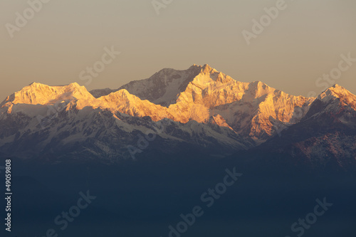 Mount Kanchenjunga from Tiger Hill. Darjeeling.